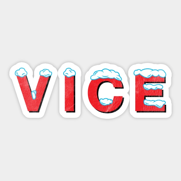 Vice Machine Sticker by Wright Art